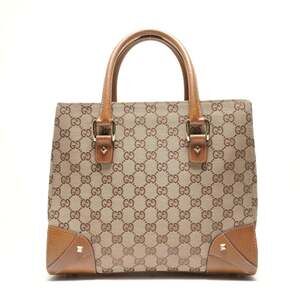 GUCCI Brown Canvas Bag